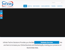 Tablet Screenshot of infinitetechnosolutions.com